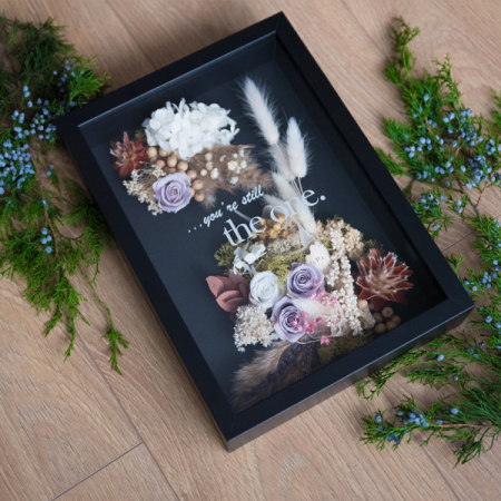 Cutie aranjament floral plante stabilizate elegant DecoTerrarium [2]