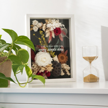 Cutie aranjament floral plante stabilizate Romantic DecoTerrarium [1]