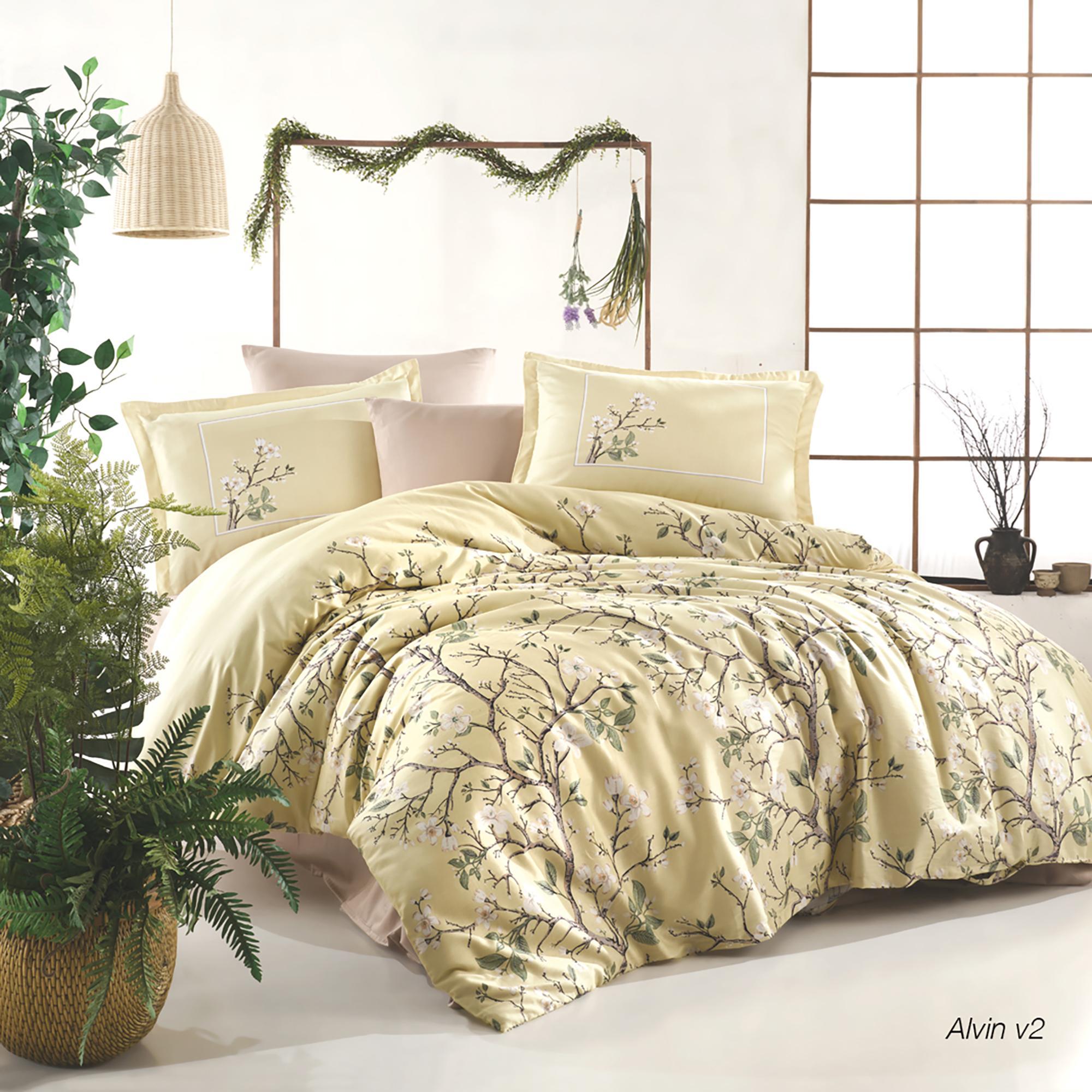 Pucioasa - Lenjerie de pat satin Clasy king size (ALVIN V2)