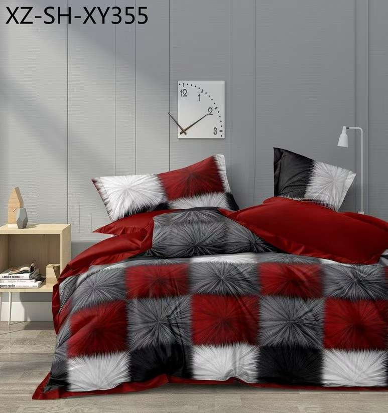 Pucioasa - Lenjerie Finet 6 piese cu husa de pat pentru saltea de 160x200 si 180x200