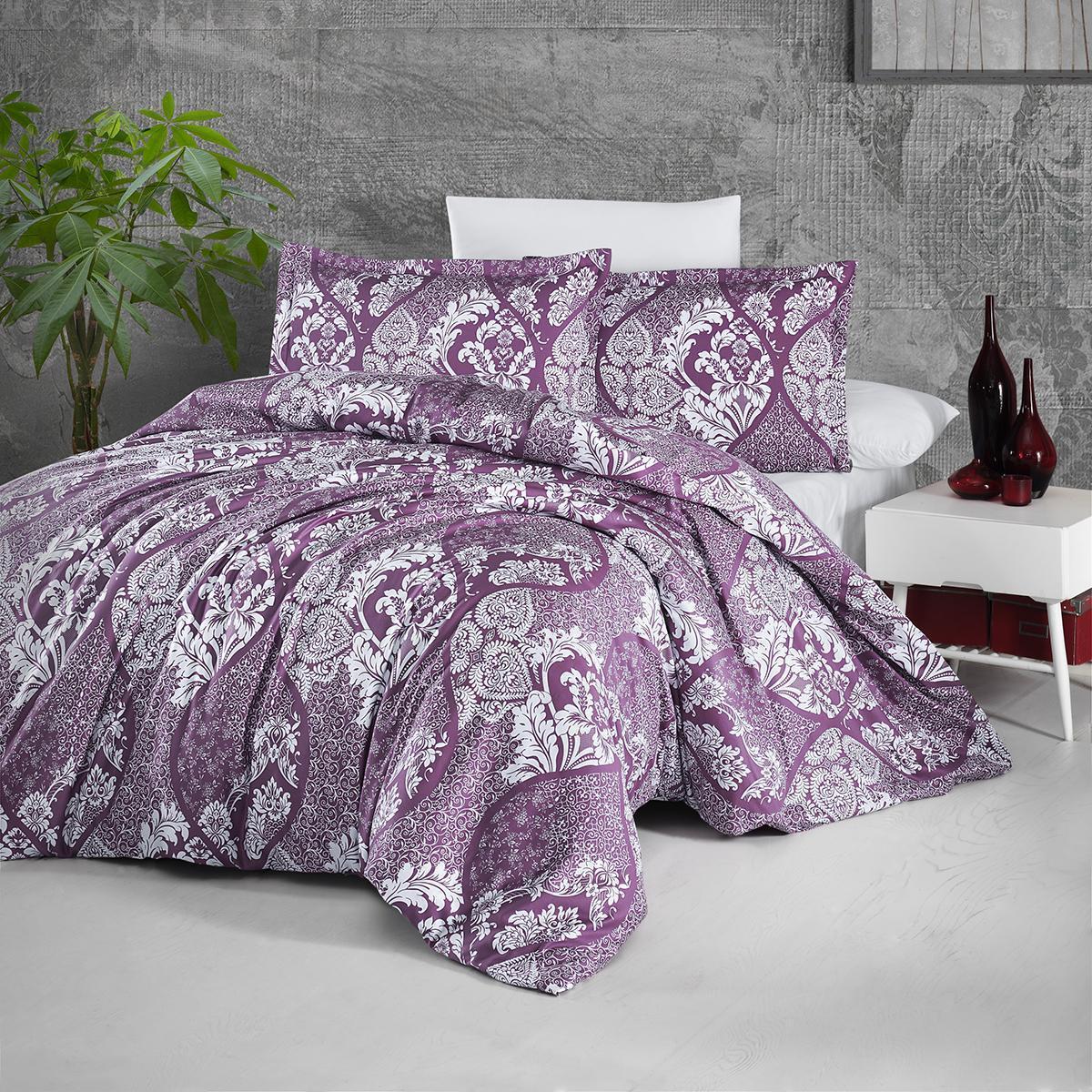 Pucioasa - Lenjerie de pat satin Clasy king size (GIRALDA V1)