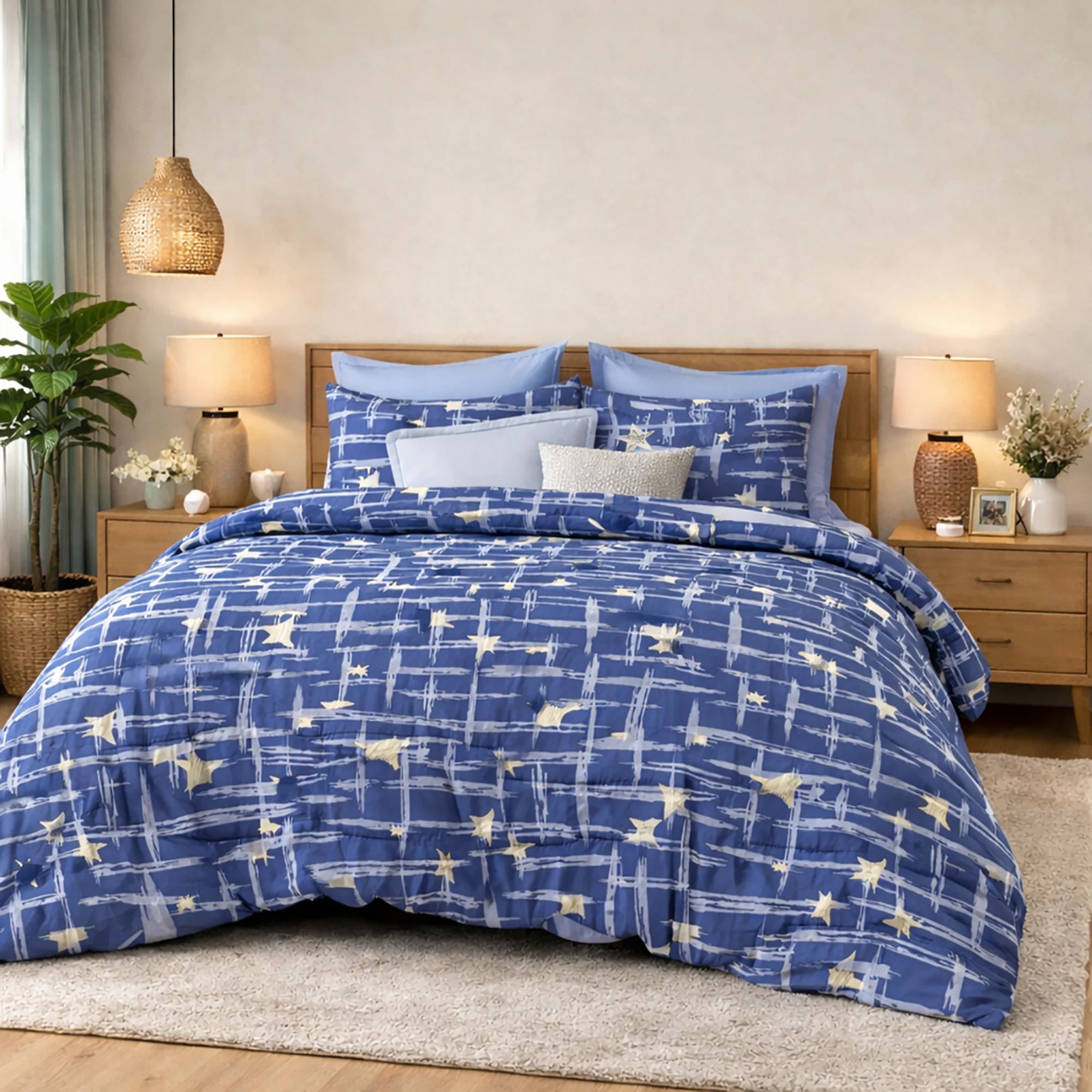 Lenjerii de pat - Lenjerie de pat Finet 6 piese cu husa PROMO