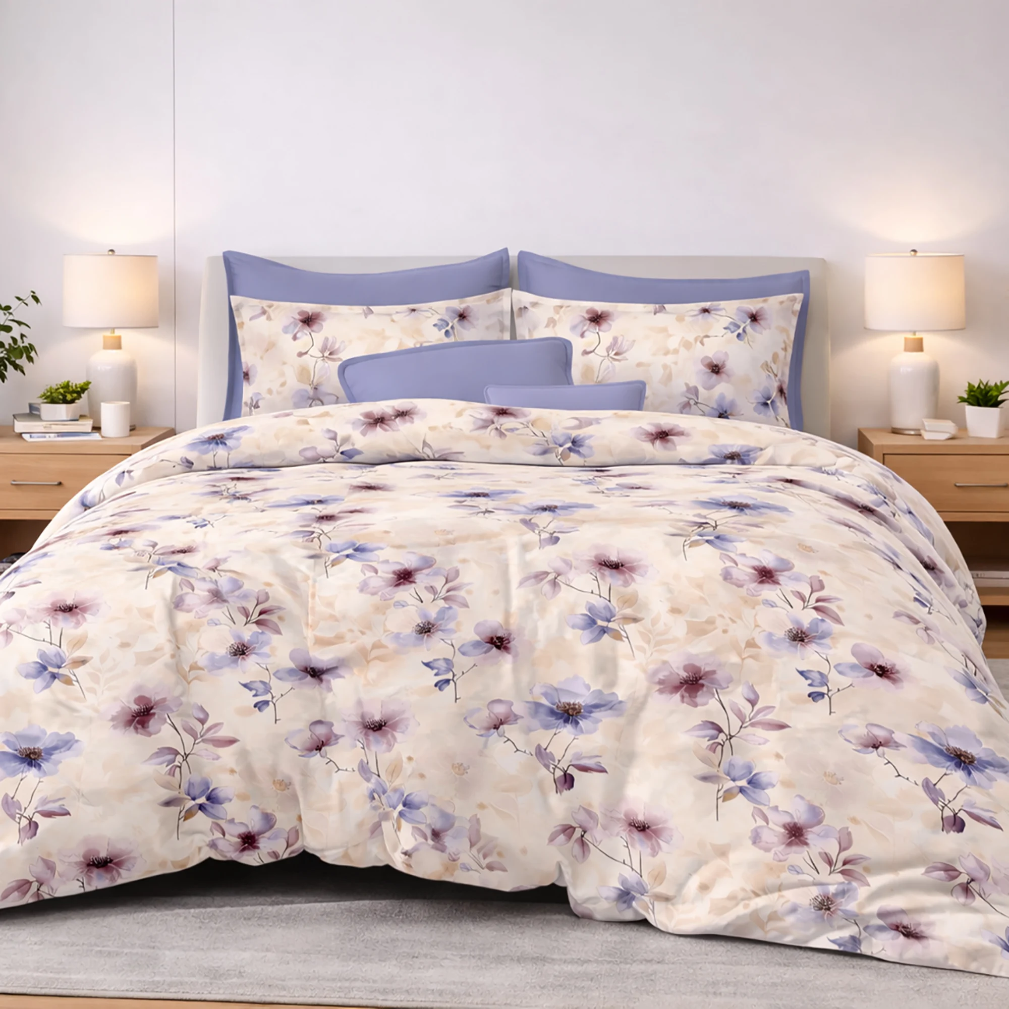 Lenjerii de pat - Lenjerie de pat Finet 6 piese cu husa PROMO