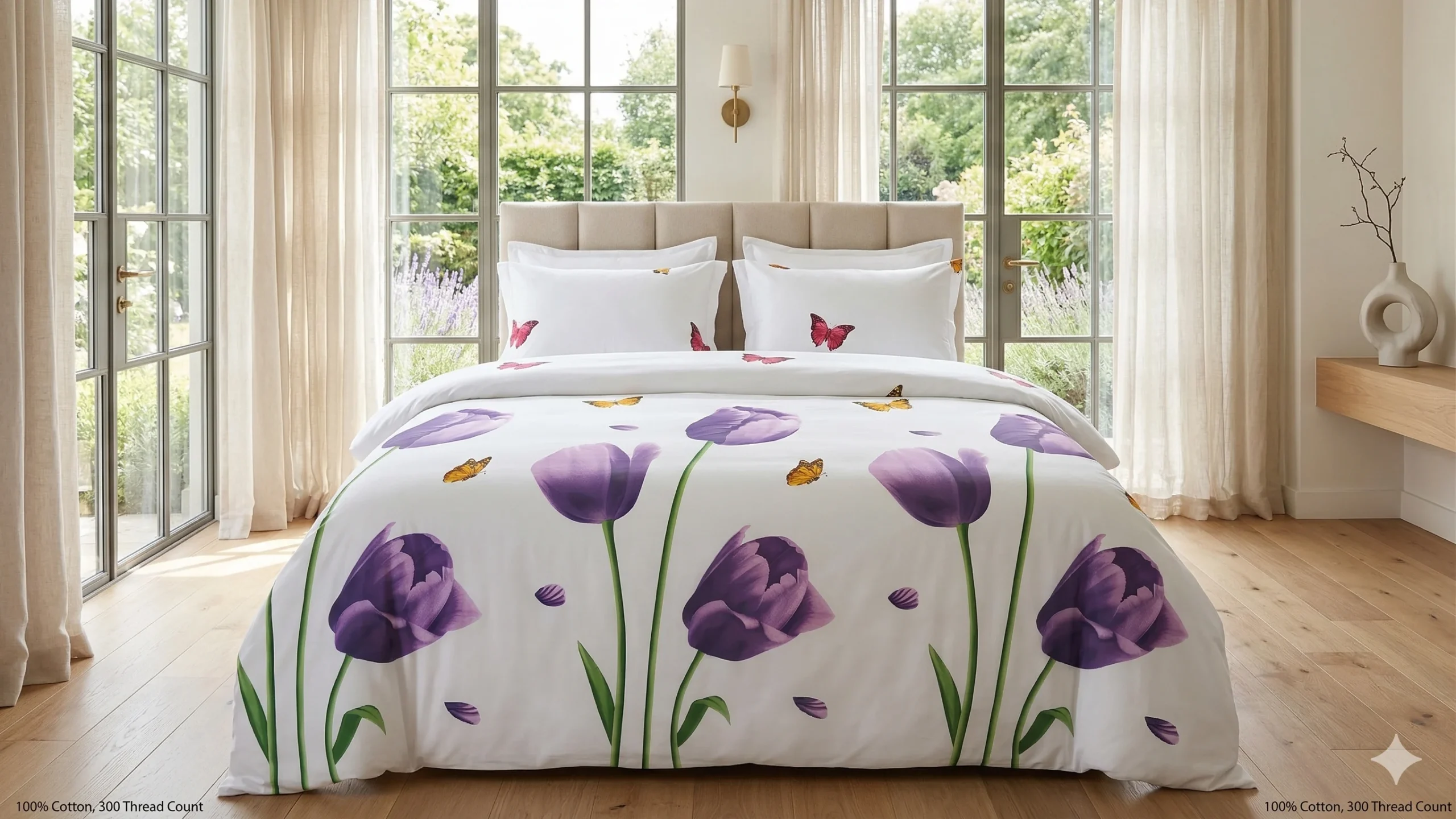 Lenjerii de pat - Lenjerie pat Ranforce 100% Cotton Pro (Etheria) - Marime: O persoana