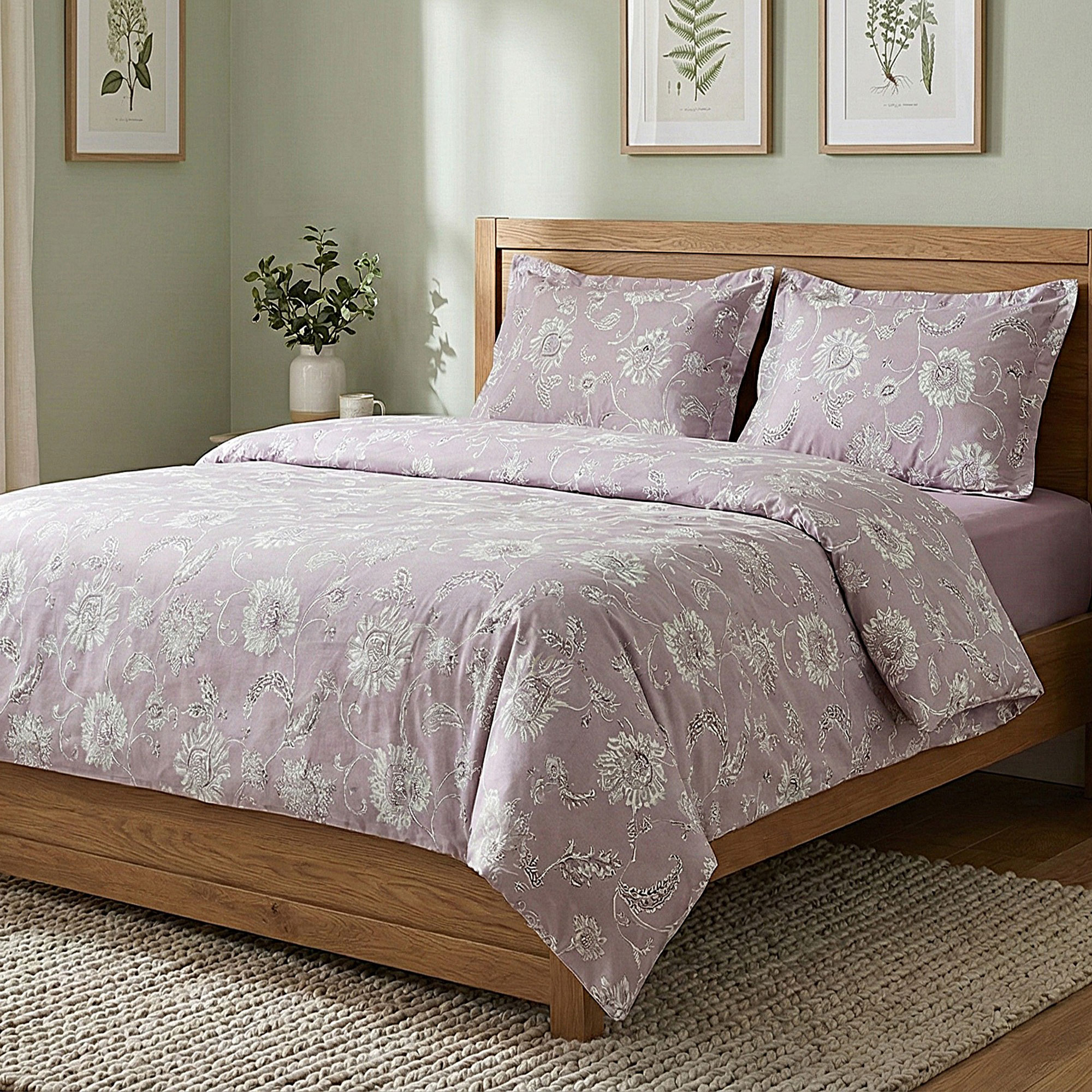 Lenjerie pat Ranforce 100% Cotton Pro (RCP48) - King 6 Piese [1]