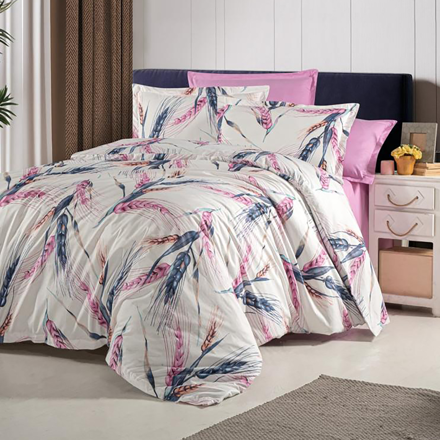 Pucioasa - Lenjerie de pat ranforce Clasy king size (RNF_15)