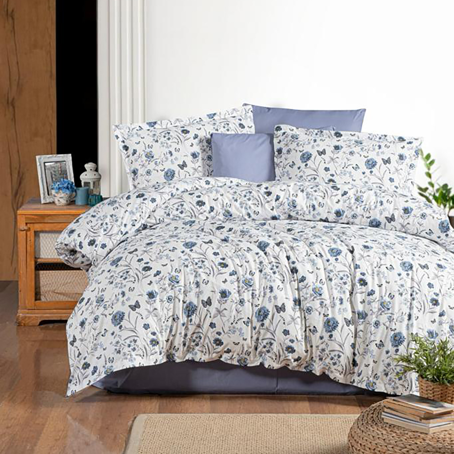 Pucioasa - Lenjerie de pat ranforce Clasy king size (RNF_46)