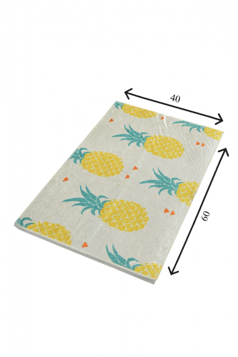 Covoras de baie 40x60cm, Chilai Home, Ananas DJT [3]