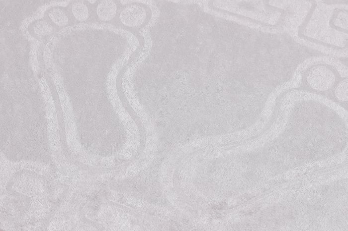 Covoras de baie 40x60cm, Chilai Home, Foot Private - Roz pudra [3]