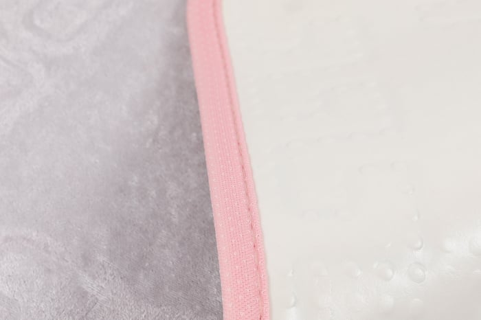 Covoras de baie 40x60cm, Chilai Home, Foot Private - Roz pudra [4]