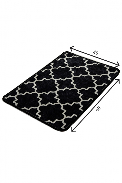 Covoras de baie 40x60cm, Chilai Home, Kupa Black [2]