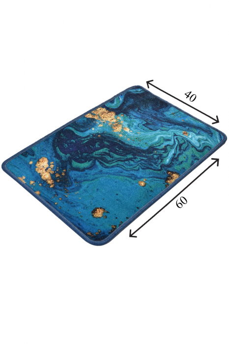 Covoras de baie 40x60cm, Chilai Home, Marbling [2]
