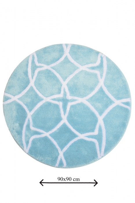 Covoras de baie D90cm, Chilai Home, Bonne - Blue [2]