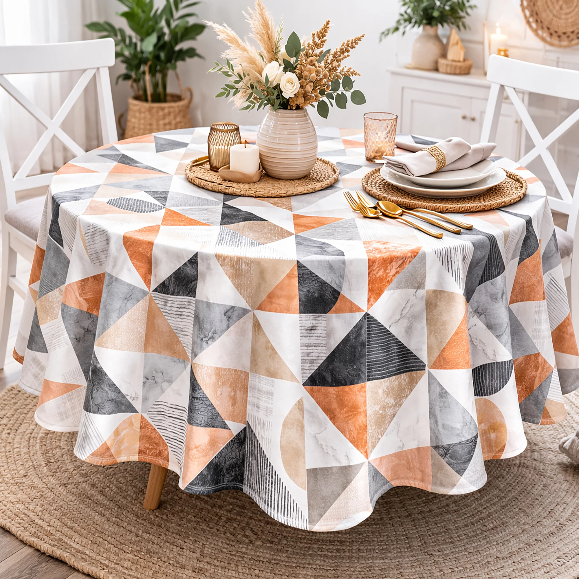 Fata de Masa Antimurdarire Peony Dream - Dimensiuni:: 120 cm x 160 cm [2]