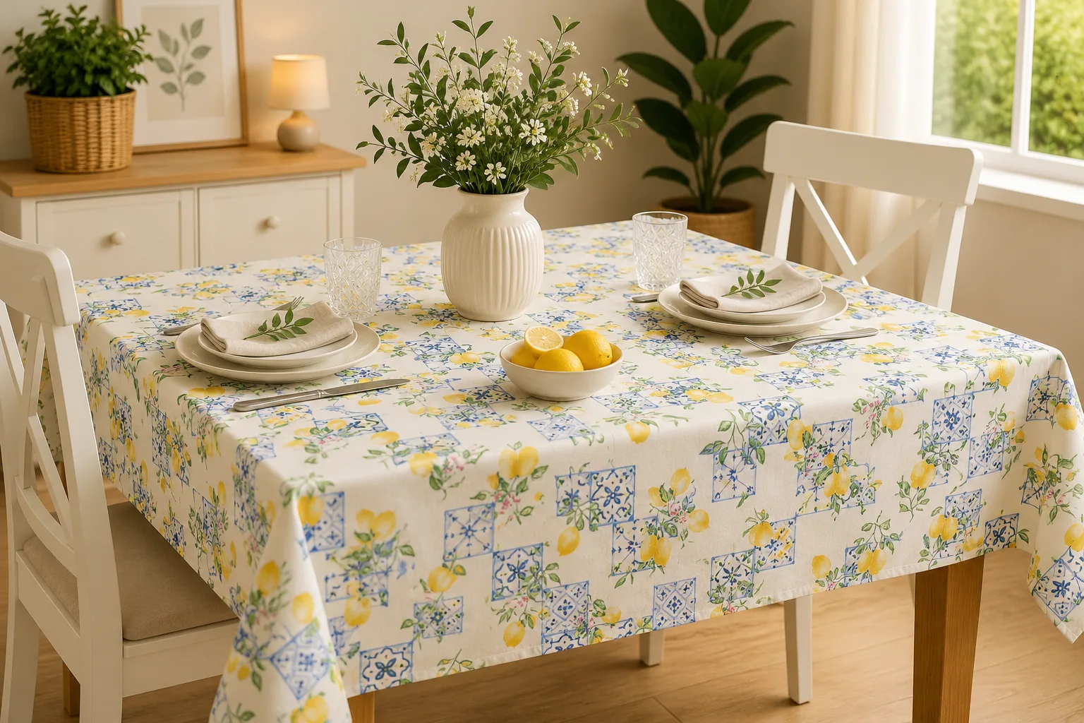 Fata de Masa Antimurdarire (Small Lemon) - Dimensiuni:: 120 cm x 160 cm [2]