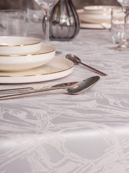 Față de masă jacquard, Cotton Box, Lavinia Lavanda, 155x220cm [5]