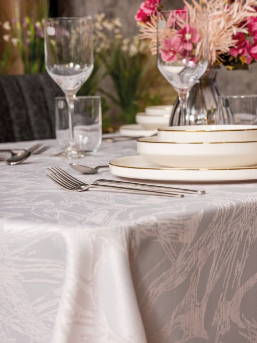 Față de masă jacquard, Cotton Box, Lavinia Lavanda, 155x160cm [4]