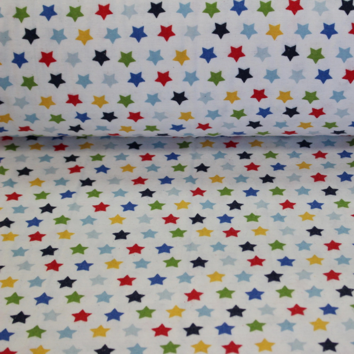 Finet alb cu steluțe multicolore 2.4m [2]