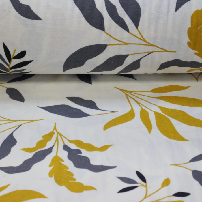 Finet alb cu frunze galbene si gri 2.4m [2]