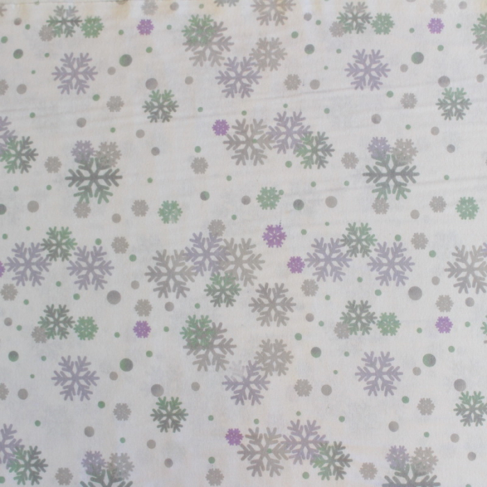 Finet alb cu fulgi gri și lila 2.4m [2]