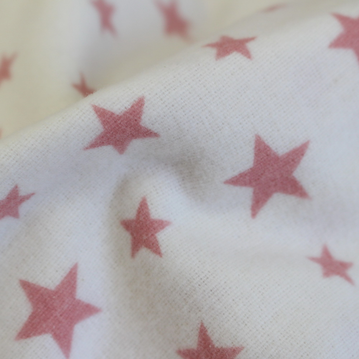 Finet alb cu steluțe roz 2.4m [3]