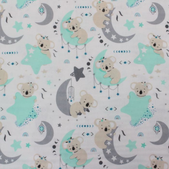 Finet alb Koala cu gri si verde 2.4m [2]