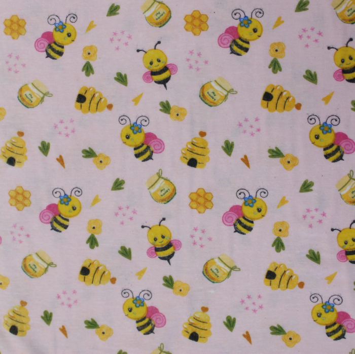 Finet roz cu albinute 2.4m [2]