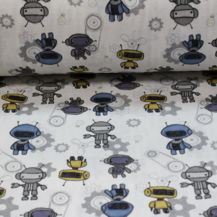 Finet alb cu roboței 2.4m [3]