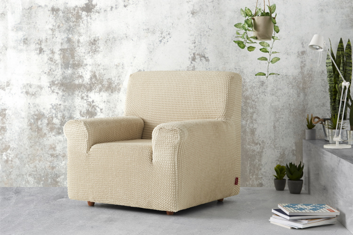 Husa elastica canapea, Belmarti, Milos, Beige [4]