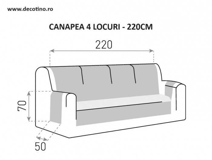 Husa protectie canapea, Belmarti, Geo Teflon, Beige [7]