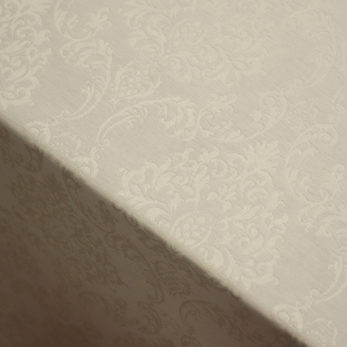 Jacquard policoton ivoire [2]