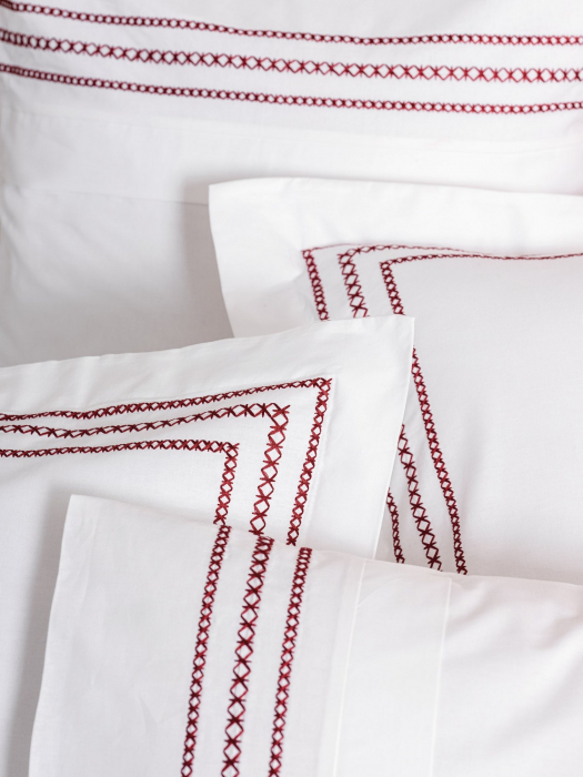 Lenjerie de pat brodată, 6 piese, bumbac 100%, Cotton Box, Helya [3]