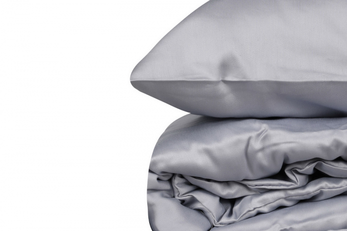 Lenjerie de pat bumbac satinat premium, bumbac 100%, Cotton Box, Elegant - Grey [4]
