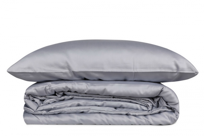 Lenjerie de pat bumbac satinat premium, bumbac 100%, Cotton Box, Elegant - Grey [3]
