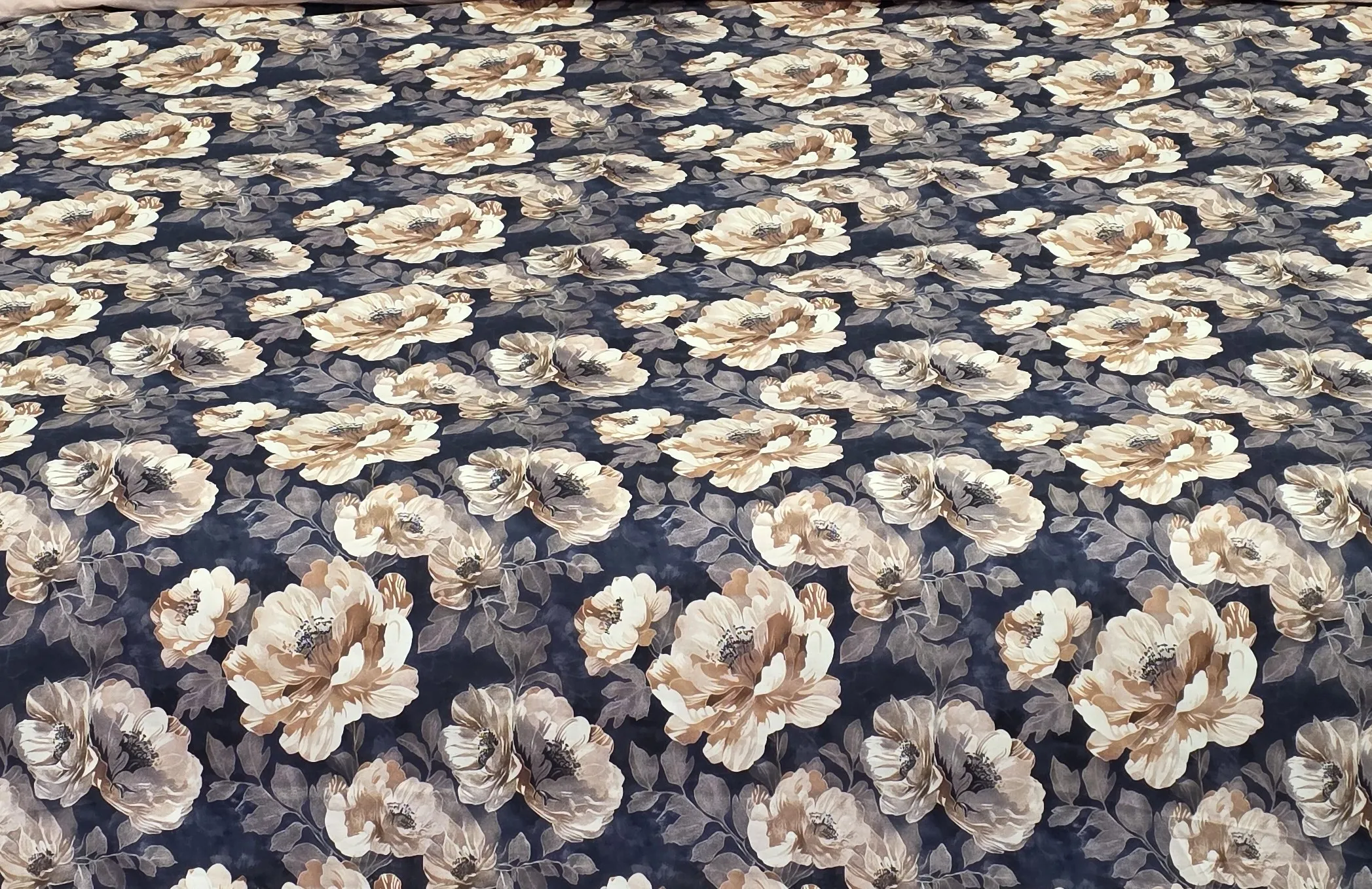 Lenjerie de pat Cotton Pro 100% bumbac - imprimare digitala (Dark Magnolia) - Marime: King size [5]