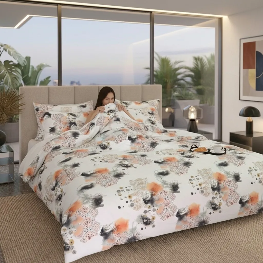 Lenjerie de pat Cotton Pro 100% bumbac - imprimare digitala (Ethno Mirage) - Marime: King size [3]