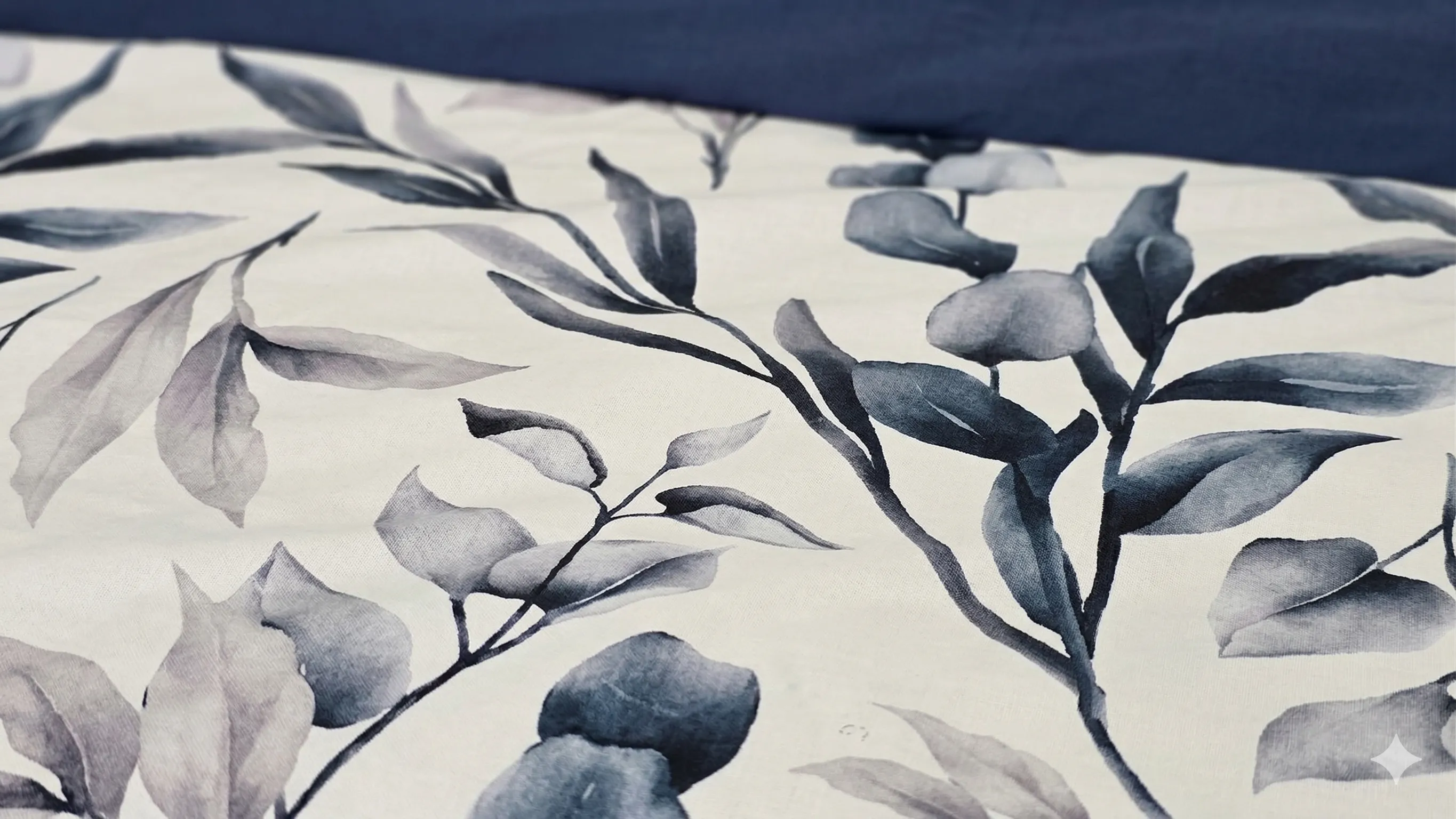 Lenjerie de pat Cotton Pro 100% bumbac - imprimare digitala (Eucalyptus Noir) - Marime: King size [4]