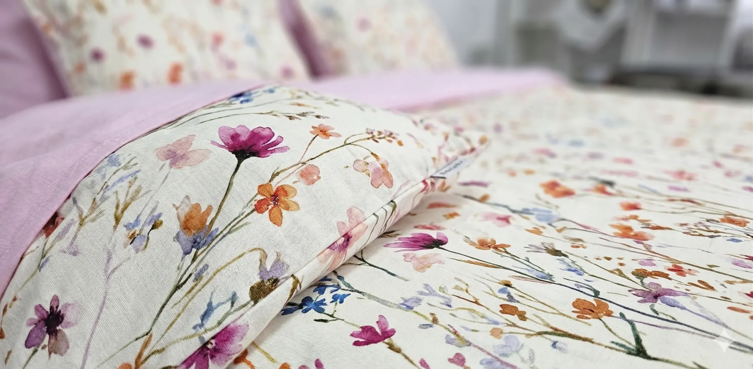 Lenjerie de pat Cotton Pro 100% bumbac - imprimare digitala (Garden Bliss) - Marime: King size [4]