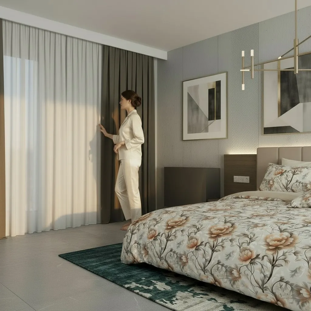 Lenjerie de pat Cotton Pro 100% bumbac - imprimare digitala (Golden Dunes) - Marime: King size [3]