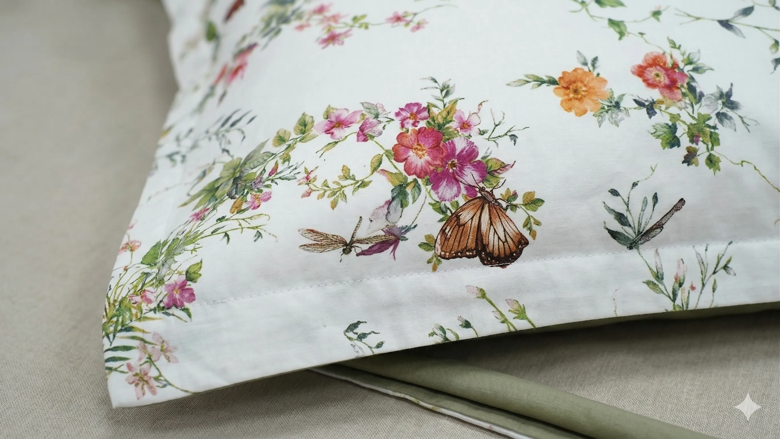Lenjerie de pat Cotton Pro 100% bumbac - imprimare digitala (Paradise of Butterfly) - Marime: King size [3]