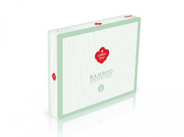 Lenjerie de pat premium Bamboo, 6 piese, Cotton Box, Green [3]