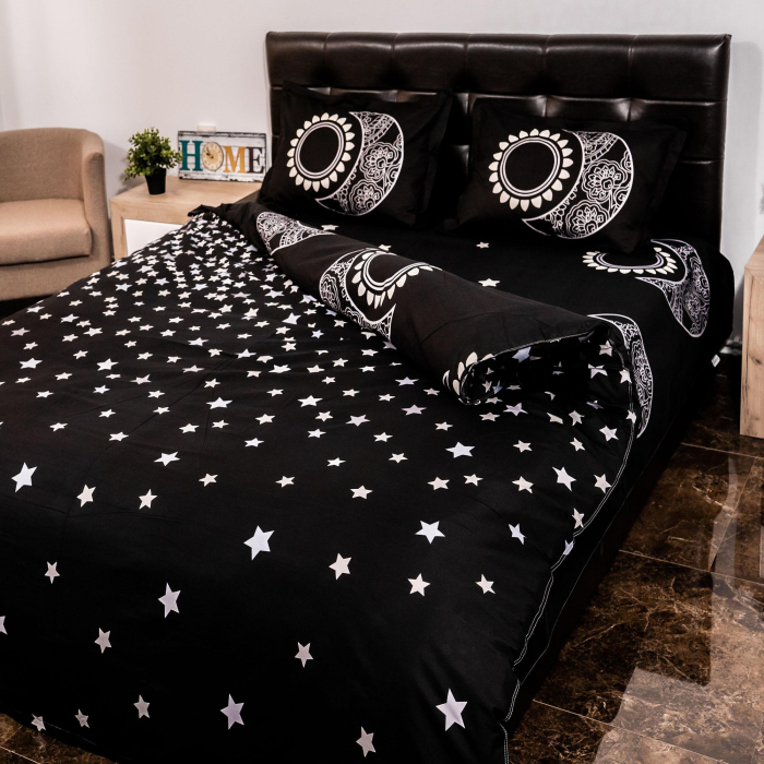 Lenjerie de pat digital print 3D (STARS) [4]