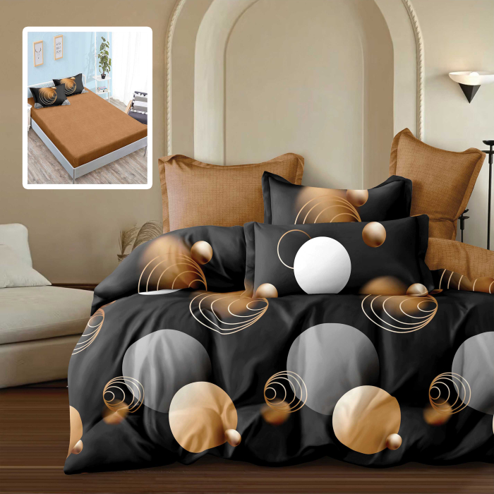 Lenjerie de pat finet 6 piese cu husă Fabi V2 [1]