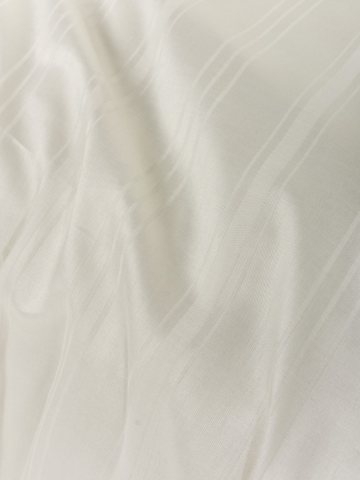 Lenjerie de pat premium Bamboo Stripe, 6 piese, Cotton Box, Ecru [4]