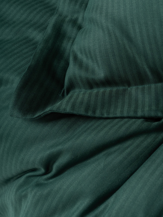 Lenjerie de pat premium lyocell si bumbac 4 piese, Cotton Box, Craft - Petrol Green [3]