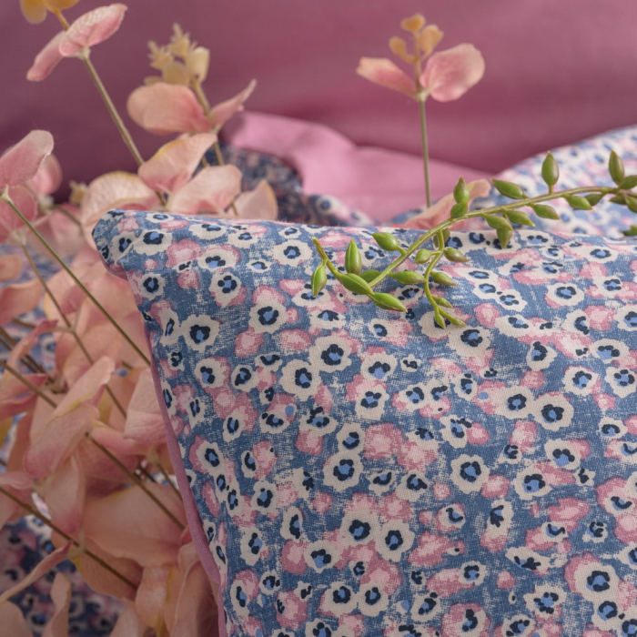 Lenjerie de pat ranforce, două persoane, bumbac 100%, Cotton Box, Penny - Dusty Rose [2]