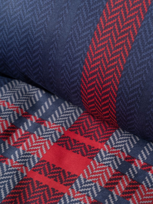 Lenjerie de pat ranforce, două persoane, bumbac 100%, Cotton Box, Abel - Red [2]