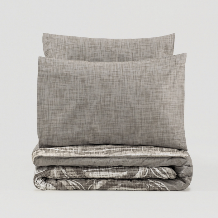 Lenjerie de pat ranforce, două persoane, bumbac 100%, Cotton Box, Root - Mink [3]