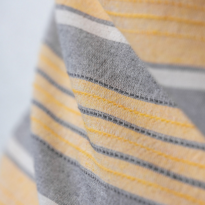 Lenjerie de pat ranforce policotton, două persoane, Cotton Box, Tribus - Yellow [4]