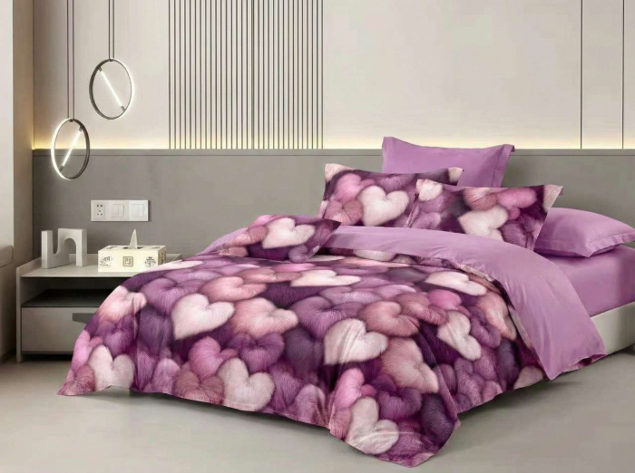 Lenjerie Finet 6 piese cu husa de pat pentru saltea de 160x200 si 180x200 [4]